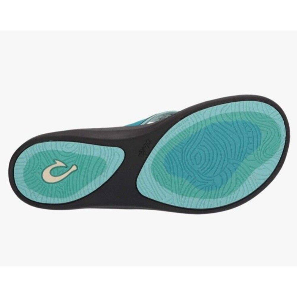 Olukai Women’s Punua Flip Flops Sandals Kai Blue Dark Shadow Sz 11 NWT - Picture 3 of 7